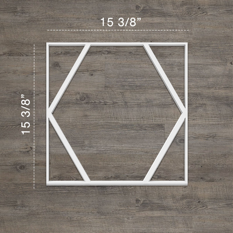 Fraser Wallpaper Panel, 15.375" H x 15.375" W x 0.375" D