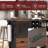 54" Farmhouse Kitchen Island with Drop Leaf, Power Outlet, Kitchen Storage Cart, 2 Doors, 2 Drawers-1746865820