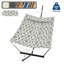 ? 2 Person Hammock with Stand for Outside, Double Hammock with Stand and Pillow, Max 450 Lbs Capacity with Balance Rope, Large Hammock for Outdoor Patio Backyard Poolside-63907014