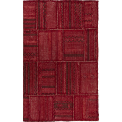 Gambrell Geometric Wool Hand Woven Area Rug