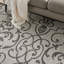 Trofin Rectangle Machine-made Power Loom Abstract Ivory/Charcoal Indoor/Outdoor Area Rug-55379094