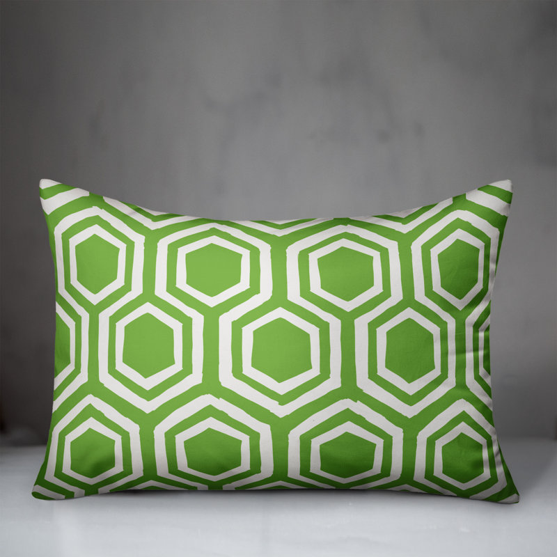  Coussin intérieur / extérieur Honeycomb, Pas de bourre, Blanc/Crème