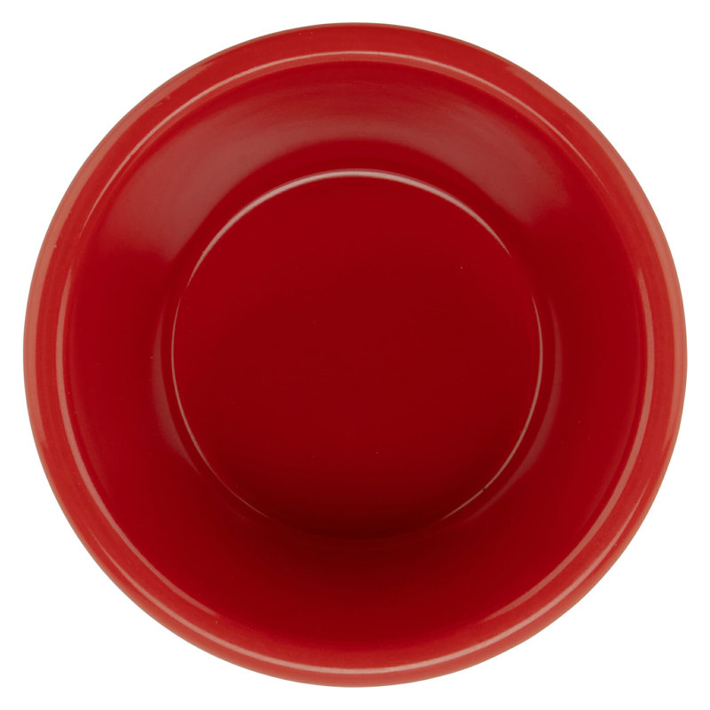 GET Plat de cuisson en mélamine et ramequin, Rouge