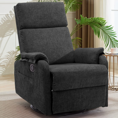 Fauteuil inclinable manuel KORSER, petit fauteuil inclinable pour petit espace, fauteuil inclinable manuel avec poche latérale, fauteuil inclinable pour le salon