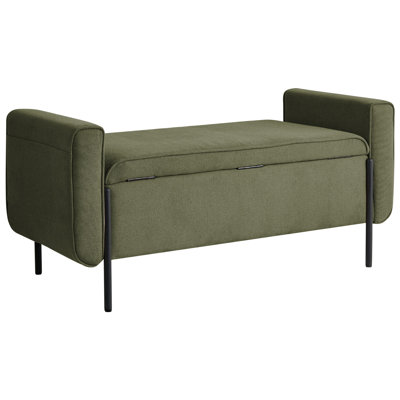 Fabric Upholstered Storage Bench