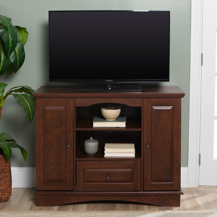 Schererville 40'' TV Stands with Storage Cabinet and Shelves Charlton Home Color: Expresso