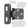 Single Door Overlay Hinge