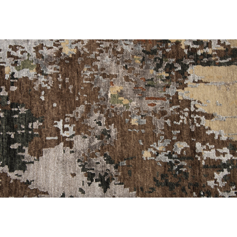 Wool Abstract Indoor Rug, 6' x 9'