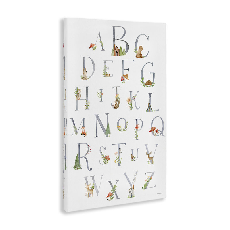 «Soft Cottage Alphabet» par Rachel Nieman, H 24 po x l 16 po
