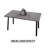 Expandable Square Dining Table With 4 Comfy Faux Leather Chairs, Material, Performance 55.12 - 70.87" Comfortable Rectangular Table, Industrial Elegance