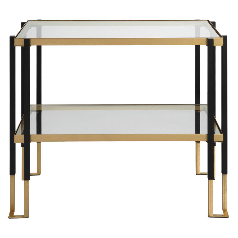 Kentmore Glass End Table
