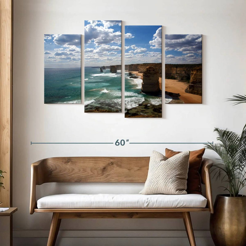 The Twelve Apostles Coast, 32" H x 52" W