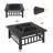 Tarvis Rectangle Steel Wood Burning Smokeless Fire Pit