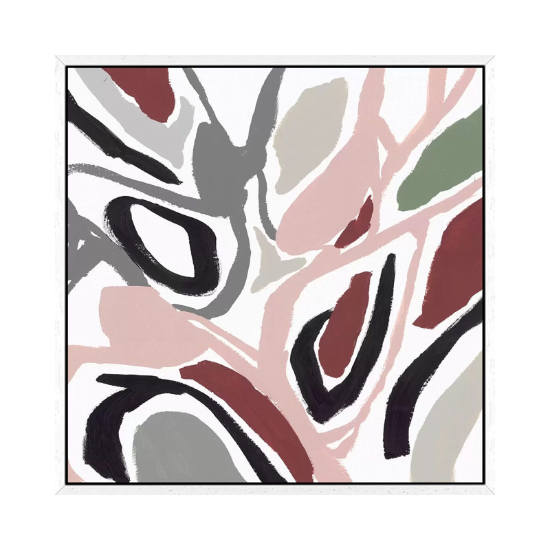 Lusting I by Isabelle Z - Print on Canvas, White Framed, 93.98 cm H x 93.98 cm W