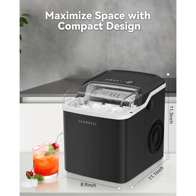 Comptoir Crown Makers avec autonettoyant, 9 cubes en 7 minutes, 26 lb / 24 h