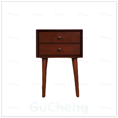Modern Nightstand with 2-Drawers, Compact Side Table for Efficient Storage and Stylish Home Decor