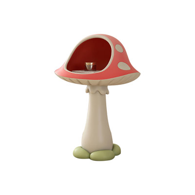 18.9"Large decorative mushroom cream-style cute ornaments