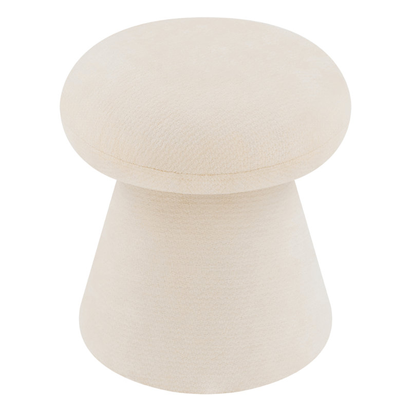 Tabouret de coiffeuse 16,1 po pivotant en chenille 16,1 po, Linen