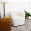 Chaise pivotante blanche Hot Sell Mina