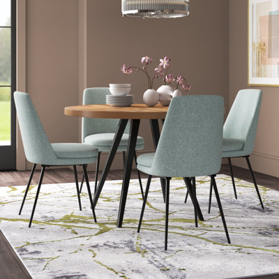 Moeller 4-Person Upholstered Dining Set