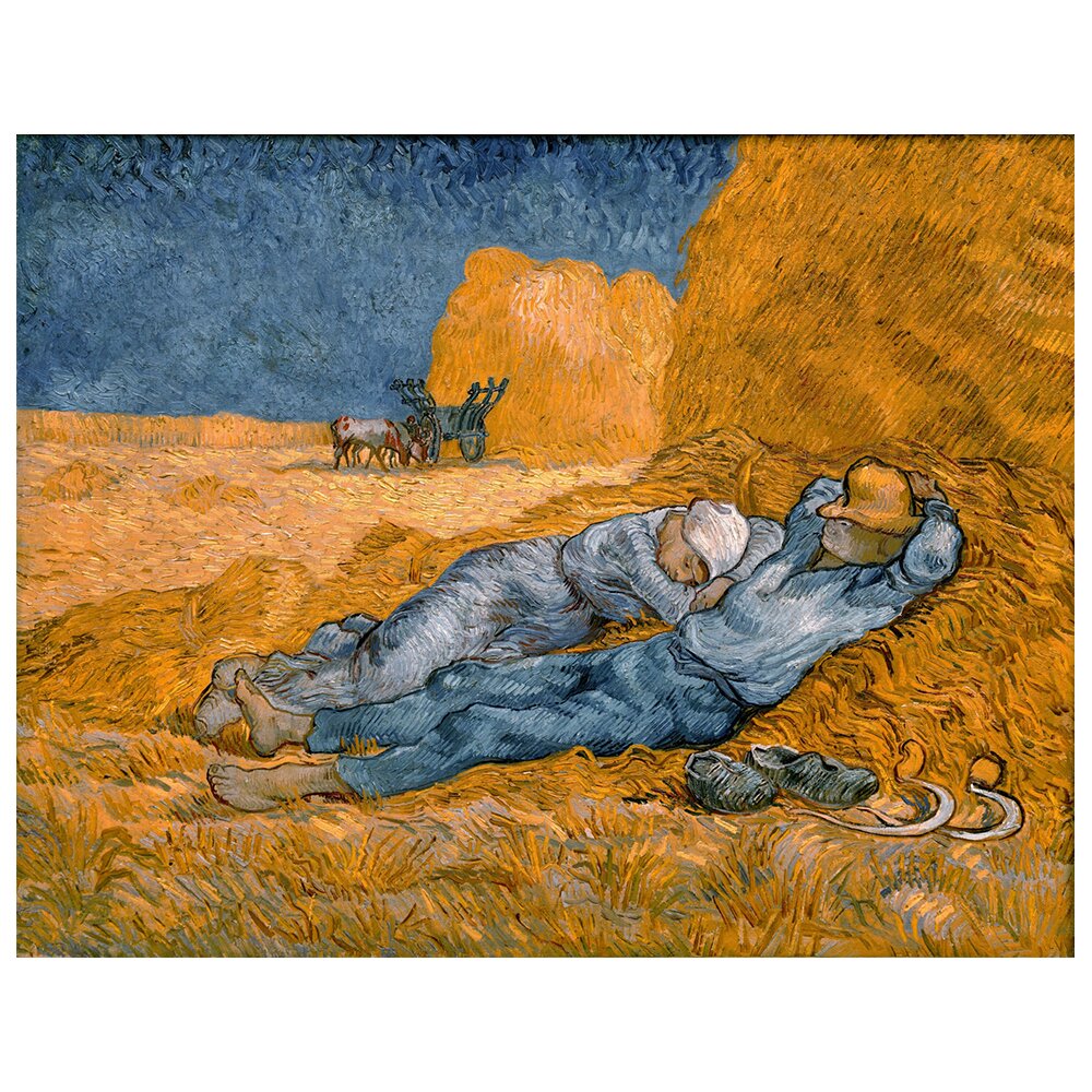 Leinwandbild Rest From Work von Vincent Van Gogh