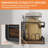 Wall Mount Spice Rack Organizer 4 Pack