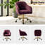 Chaise de travail en velours Adan-851993441