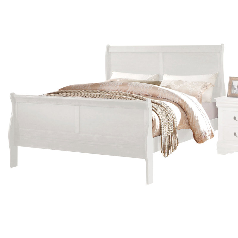 Lit simple blanc gracieux - comprend un tiroir pratique et une construction en bois dans un compartiment de rangement pratique et brillant