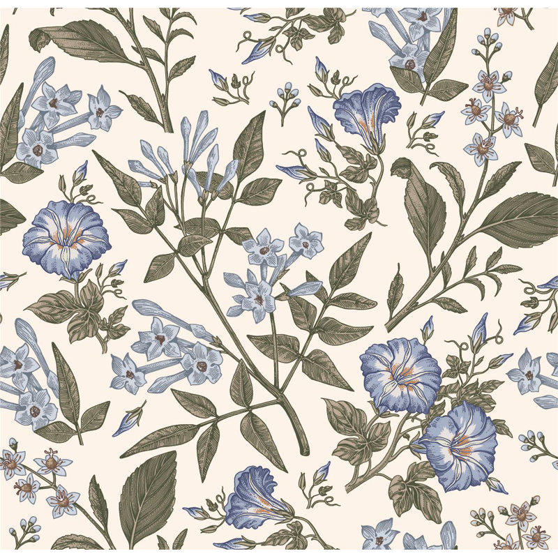Murale fleurs sauvages, L 125 po x L 125 po