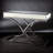 Skakke 42.25'' Glass Top Console Table