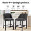 Tabouret de comptoir 26 po Aaraf-366986877
