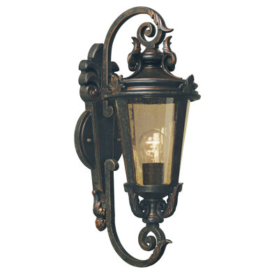 Vencimont Old Bronze Outdoor Wall Lantern