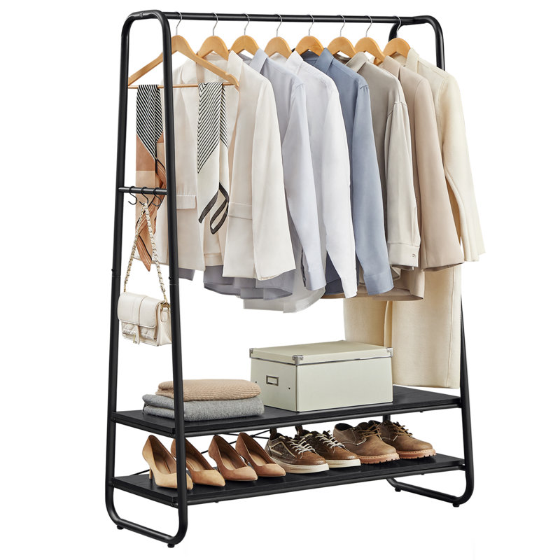 Sethe 100cm Clothing Rack, Ebony Black/Matte Black