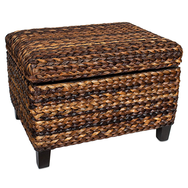 BirdRock Home 22" Woven Seagrass Ottoman