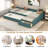 Multifunctional Upholstered Daybed With Trundle And One Drawer-627907966