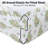 HLC.ME Color Block Printed Floral Bed Sheets - 4 Piece Patterned Bed Sheet Set - Wrinkle Resistant & Soft - Fits Mattresses Up To 15 Inches Deep (Full, Lilac Purple)-121334221-121334220