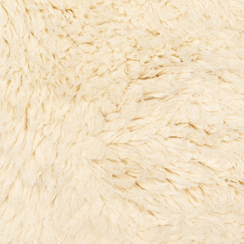 Tapis naturel en laine tissé à la main Alamin Premium Flokati, Rectangle 7 pi x 10 pi