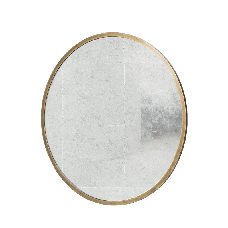 Miroir d'appoint Beauhome Oz, H 39,5 po x l 39,5 po x P 2,5 po, Or
