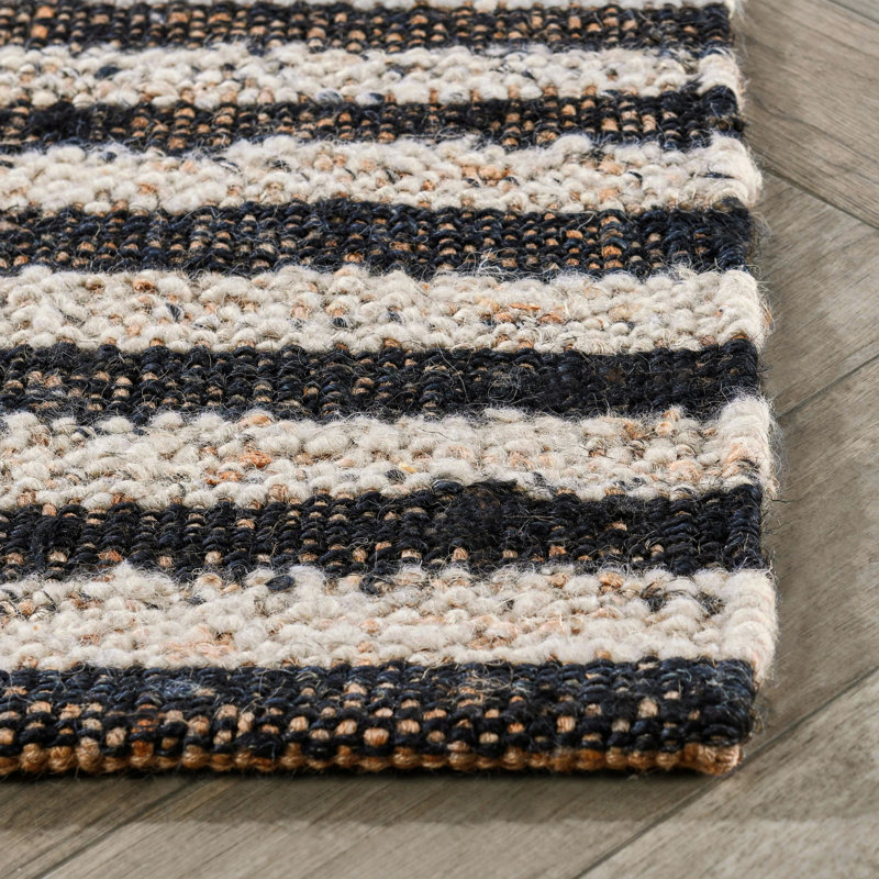 Kofu Striped Area Rug, Rectangle 9' x 12'