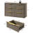 Cesiro 53.5"W Fluted Panel 6-Drawer Dresser With Gold Handles-1293005194-1284272656