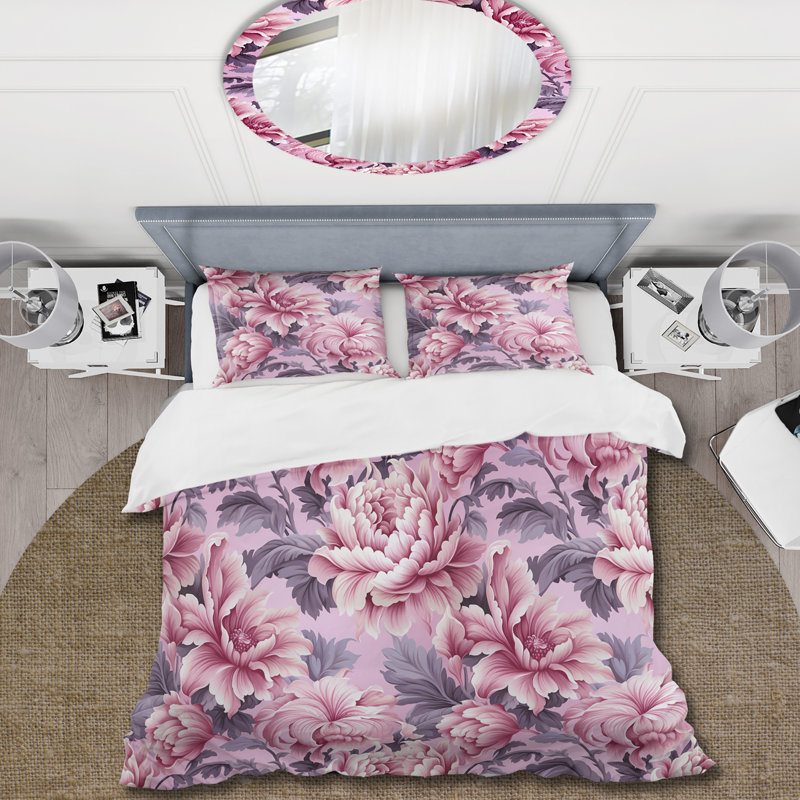 Ensemble de housse de couette Harmony, Housse de couette pour grand lit et 2 taies décor
