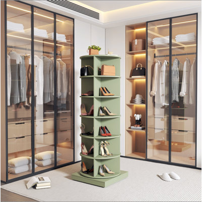 360 Rotating shoe cabinet 6 layers