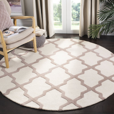Cannen Hand Tufted Wool Geometric Rug