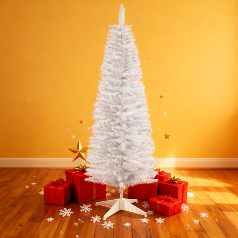 Arbre de Noël artificiel, Blanc