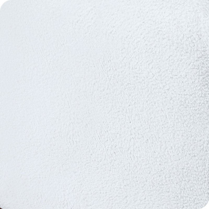 Drap-housse en micro-molleton très doux, Drap-housse de taille simple, Blanc