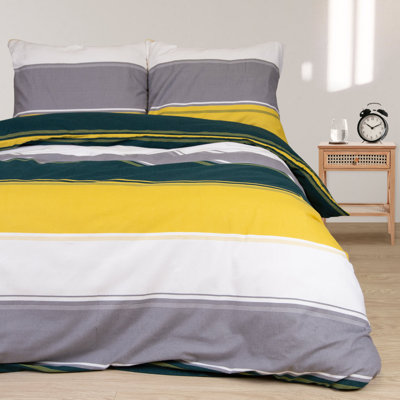 Cotton Duvet Cover Set with Pillow Shams