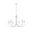 6-Light Metal Chandelier