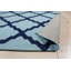Hand Tufted Wool Area Rug in Blue