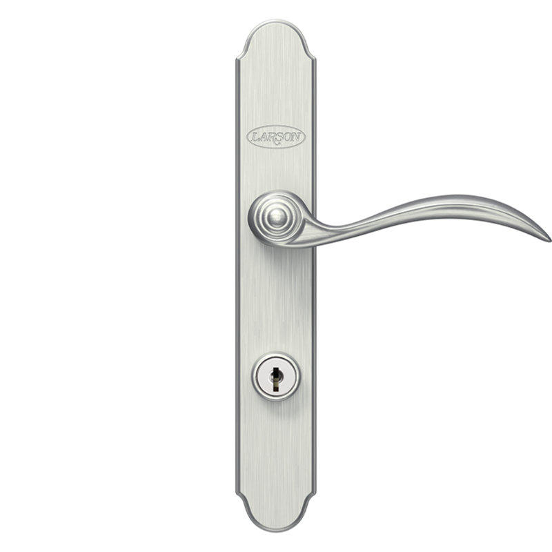QuickFit Curved Handle (for Larson doors only), Brushed Nickel