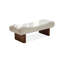 Banc rembourré en bois massif beige-1085324996